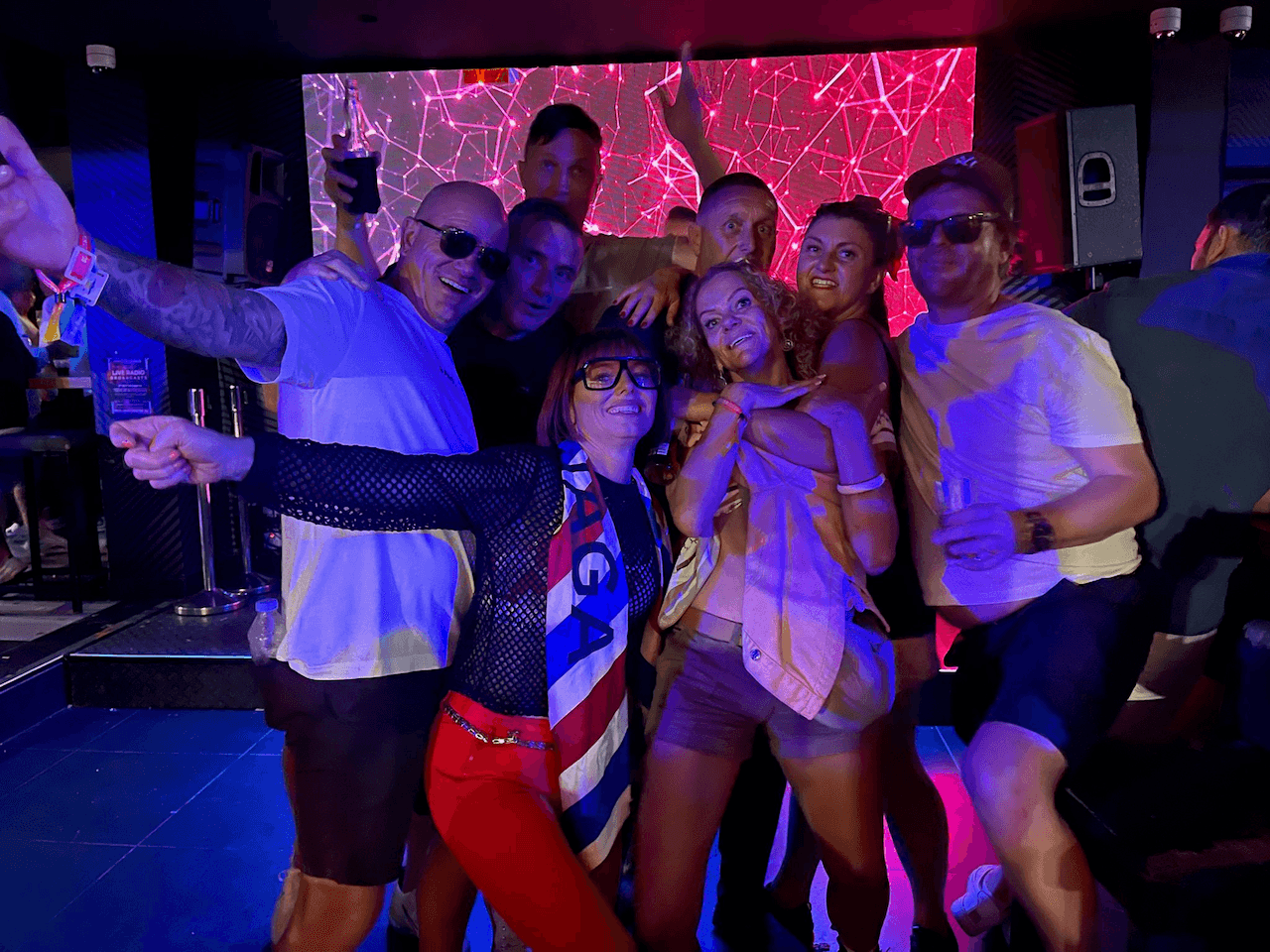 Flipside crowd celebrating — Supporting the Scene